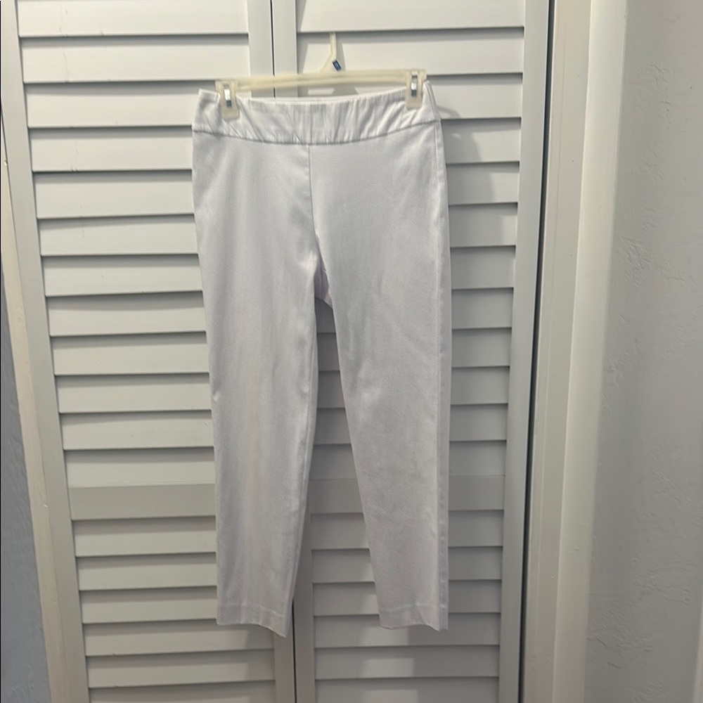 White Cropped Women's Pants
